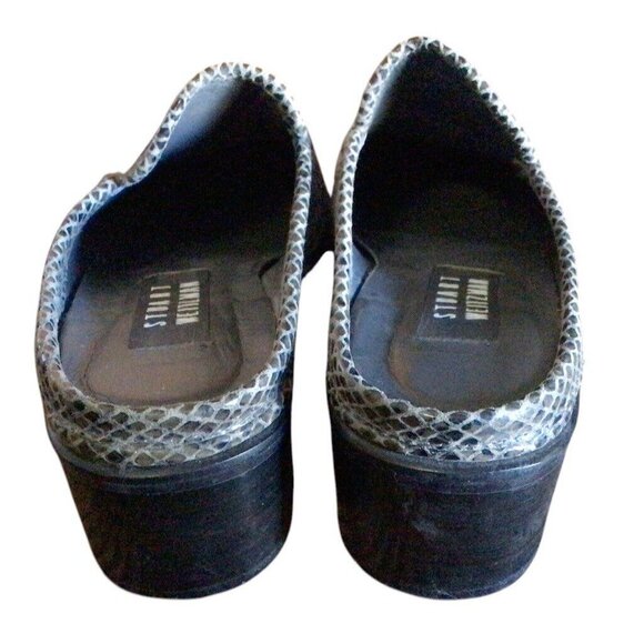 Stuart Weitzman Womens 6.5 AA  Shoes Alligator Slide Slip On Mule Heel Old Money - Picture 4 of 9